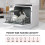 eklipt Table Top Dishwasher, Mini Countertop Dishwasher with 6 Program 4