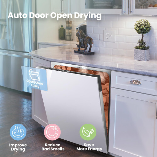 COMFEE' KWH-BD1413I-B Fully Integrated Dishwasher with 14 Place 2