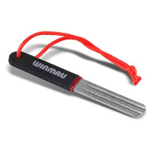 WINMAU V-Groove Dart Sharpener – Steel Tip Dart Point Sharpener with Treble V-Grooves, Fast Sharpening, Professional Dart Accessory