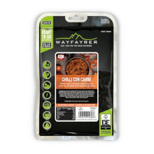 Wayfayrer Chilli Con Carne 300g Ready to Eat, Hot or Cold, Meal Pouch Recommended for Duke of Edinburgh's Award Expeditions, Camping, Hiking, Fishing