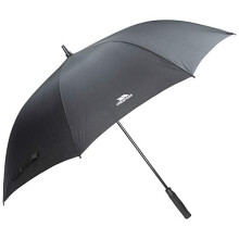 Trespass Golf Umbrella Birdie - 30in Windproof, Auto Open, Soft Grip, Fabric Sleeve, Carry Strap, Plastic Tip, Woven, EVA Handle, Fibreglass Shaft &