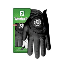 FootJoy WeatherSof Men's Golf Glove, Black, Left Hand (for Right Handed Golfer), M-L EU