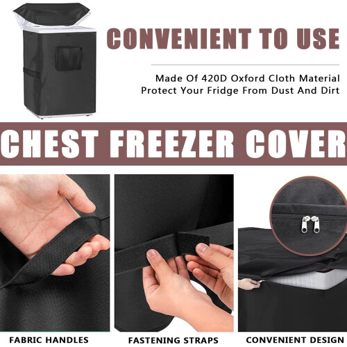 Deep Freezer Cover Chest Freezer Cover | Waterproof 1