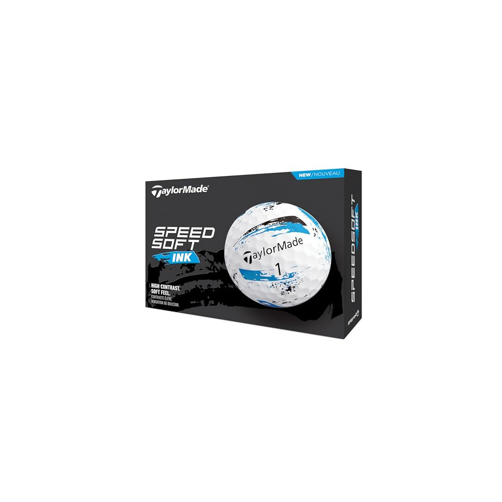 Photos - Golf TaylorMade SpeedSoft Ink Blue Ball, 2024