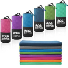 BOGI Microfibre Travel Towel, Quick Dry & Super Absorbent, Soft Lightweight Gym Towel, Ultra Compact for Beach, Sports, Swimming, Gym, Yoga, Camping,