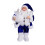 Standing Santa Claus Figurine Polyester Christmas Decor 4