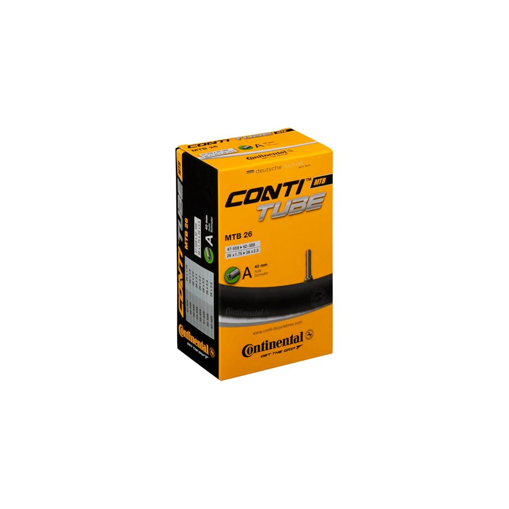 Continental Schrader Valve Mtb 26 X 1.75 - 2.5 Inch 47/62-559 Av, 40 Mm