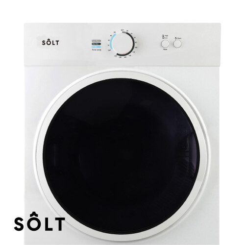 Solt SOLVTD3W Vented Tumble Dryer, 3kg Capacity, White, 1