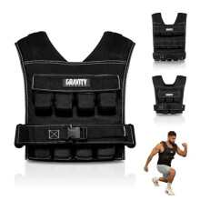 Gravity Fitness Weighted Vest for Men & Women - Adjustable Fitness Weight Vest for Workout, Running, Walking, Strength Training, & Calisthenics Train