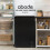 Abode Freestanding Black Chest Freezer 142L with Removable 4