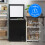 Abode Freestanding Black Chest Freezer 142L with Removable 5