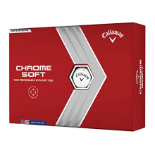 Callaway Golf Chrome Soft Golf Balls (2022 edition), White, 12 Balls