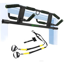 HAKENO Multi-Grip Pull Up Bar For Doorway - Pullupbar With Enhanced Smart Hook Angled Grip Home Gym Exercise Equipment with Professional Training Sus
