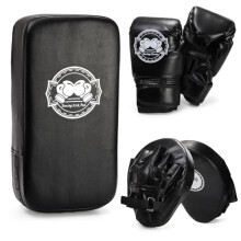 Cididu 3-in-1 Kids Boxing Set, Punching Gloves Mitts Kick Pad for Beginners, Sports Kickboxing Training Set for Youth Child Boxing, Karate, Taekwondo