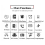 （Black)Mini Mobiltelefon Flip Modell 3