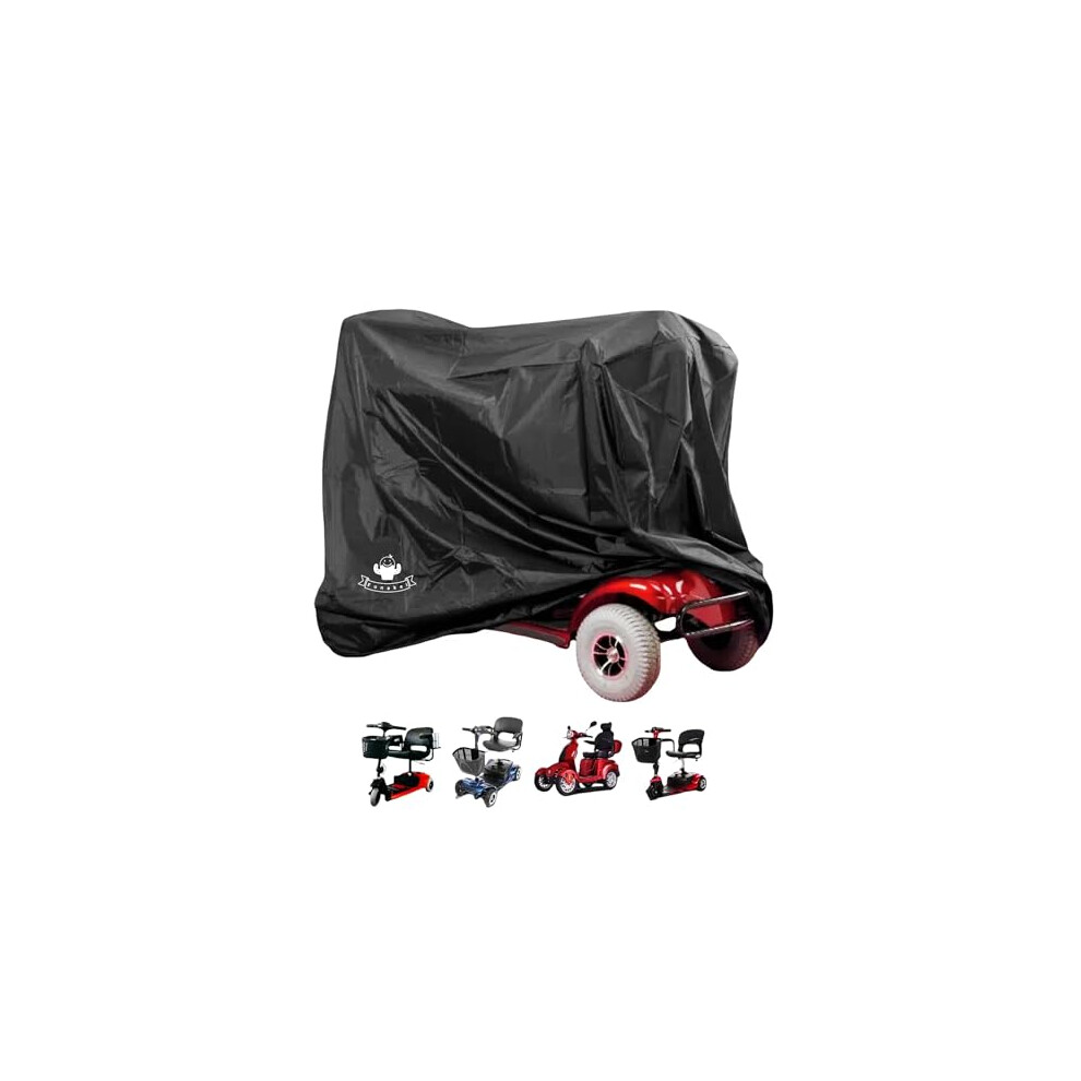 Fonakei Mobility Scooter Storage Cover Outdoor, 122X 56 X 97Cm - Rainproof, Uv-Proof, Windproof, Waterproof Mobility Scooter Accessories, Electric Wheelchair