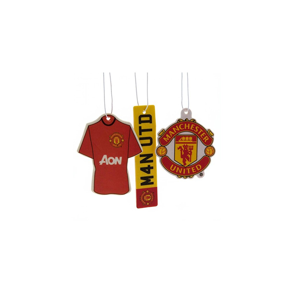 Manchester United F.c. 3Pk Air Freshener