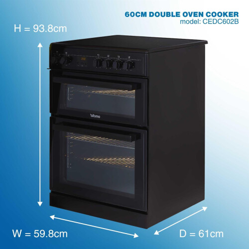 Altimo Electric Double Oven Cooker - CEDC602B 2