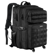 YOREPEK Military Tactical Travel Backpack, 45L Army Rucksack with Molle Large Capacity Survival Back pack Assault Pack 3 Day Bug Out Bag for Outdoor