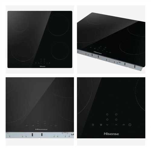 Hisense Hisense E6422SC Built-in 60cm Electric Ceramic Hob with 2