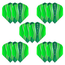 Harrows Lumen No2 Dart Flights | 5 x sets Darts Flights (15 Flights Total) I 100 Micron Dart Flights I Premium Extra Strong Made in UK I Professional