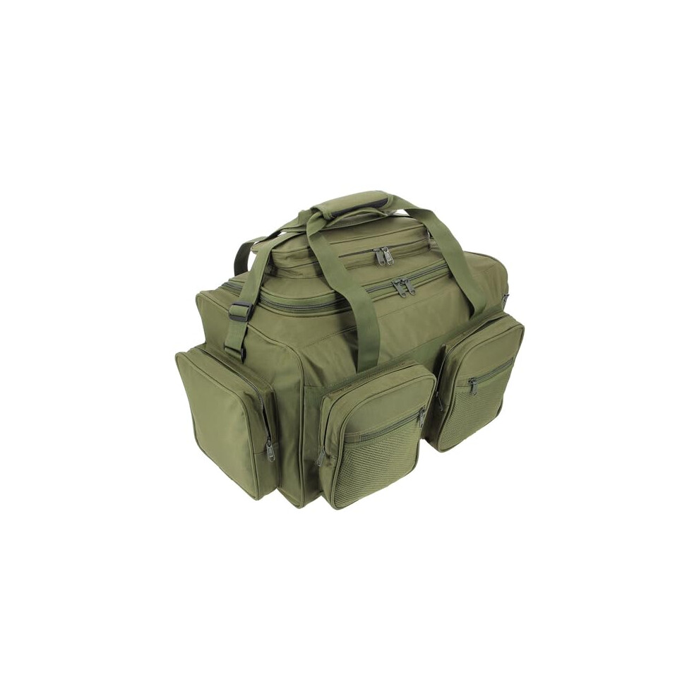 Ngt Angling Pursuits Fishing Bag Carp Holdall Carryall Tackle 850 Multi Pocket Bag Green
