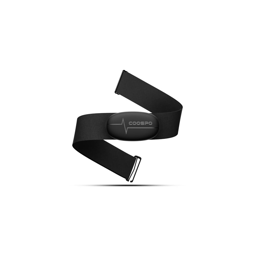 Coospo Heart Rate Monitor Chest Strap H6m, Bluetooth Ant+ Heart Rate Monitor Chest Sensor With 400H Battery, Hrm Works With Strava/Wahoo Fitness/Pola