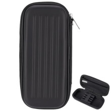 Invalidism Dart Case - Carrying Case for Steel or Soft Tip Darts, Holds 3 Darts and Extra Accessories, Built-in Storage Tubes and Pockets for Flights