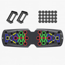14-in-1 Push Up Board Foldable Multifunctional Fitness Training System, Portable Home Gym Equipment for Chest, Arms, Shoulders, Back & Triceps, Full