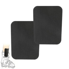 Fukaisu 2pcs Snowboard Shin Pads, 6.5x5in/16.5x12.7cm Cuttable Ski Shin Guards 5mm Thinkened Foam Protectors Ski Boot Liner for Snowboarding Skiing S