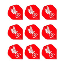 FOCO Officially Licensed Liverpool Football Club Dart Flights Extra Thick 75 Micron - 3 Sets per pack (9 darts Flights in total) - Professional Darts