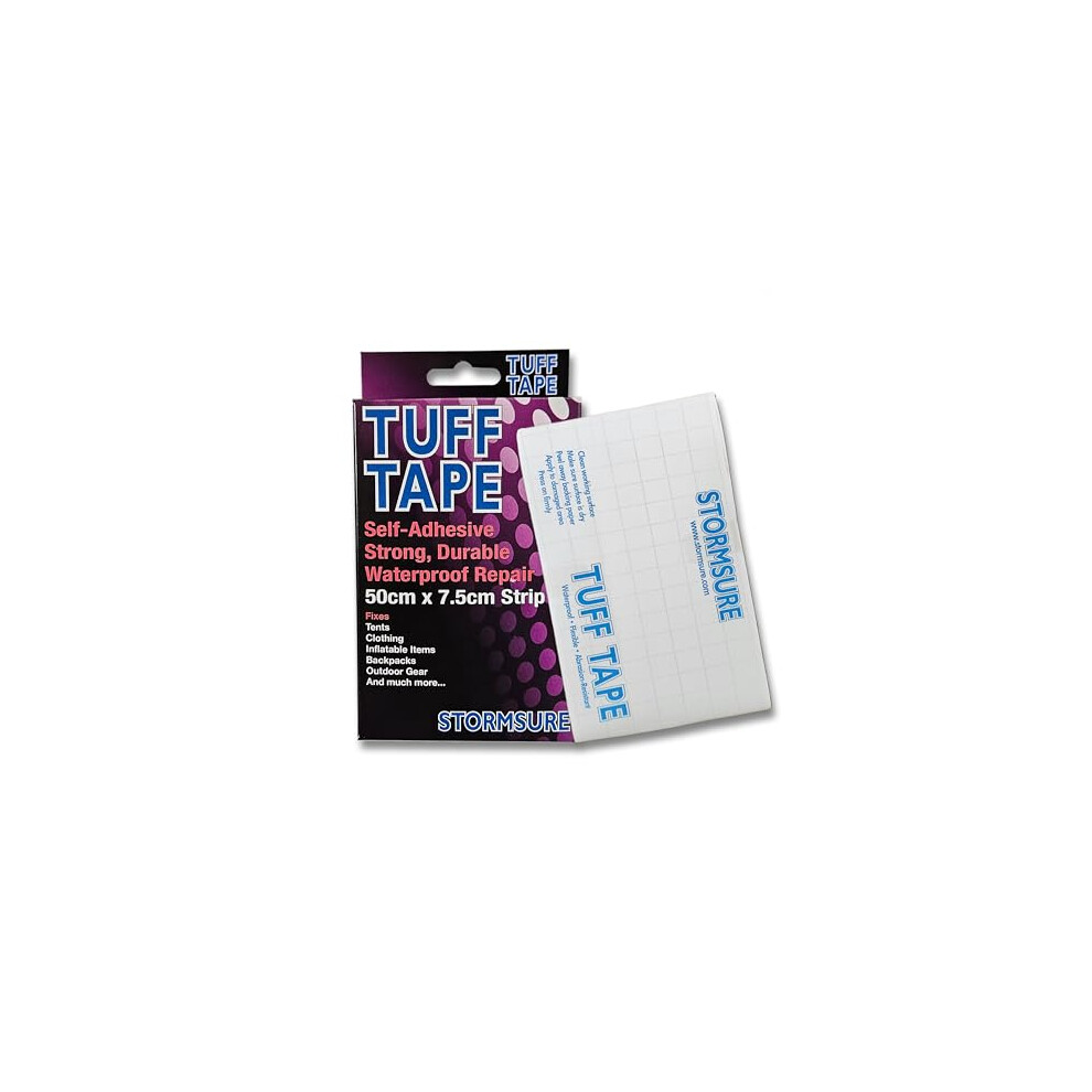 Tuff Tape Stormsure Repair 0.5M - Outdoor Clothing Repairs, Self-Adhesive, Waterproof, Flexible Patches 70108545