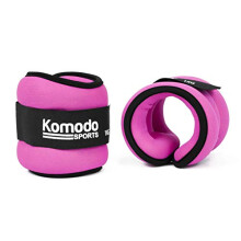 TekBox Komodo Pink Neoprene Ankle and Wrist Weights Running Training Exercise Fitness (2kg = 2 x 1kg)