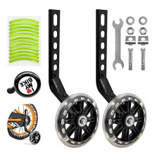 ULEMONDEE Stabilizer Wheels for Kids Bike,Bicycle Stabilizers Support Wheels,1 Pair Universal Bike Stabilisers for Kids Balance Stabilizer wheels Whe