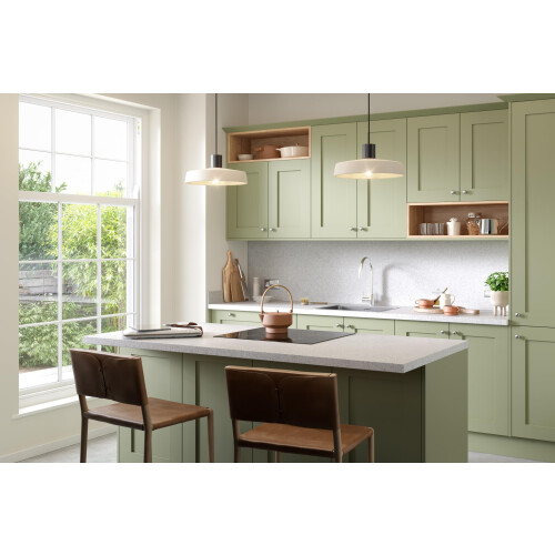 Plus Lunar Quartzstone Postformed Laminate Kitchen Worktop 3000mm 1