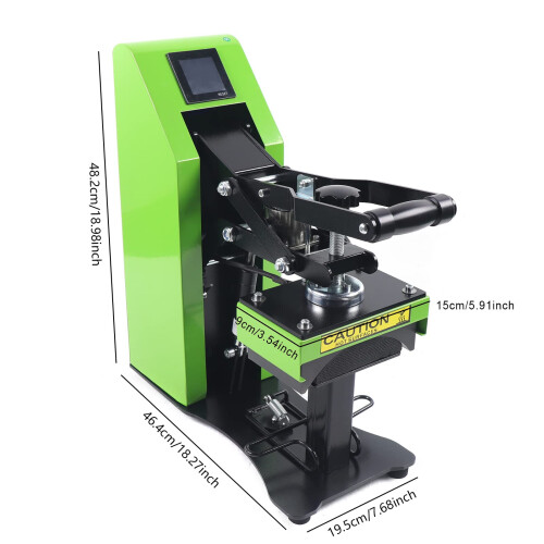 Desnysmf Heavy Duty Hat Heat Press with Curved 2