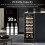 Teknix BITH2WC30B 30cm Freestanding Undercounter Wine Cooler 6