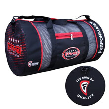Farabi Kit bag Mesh Lightweight Gym Training Bag Air Mesh for Air Ventilation (Black)