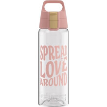 Sigg - Tritan Water Bottle - Total Color ONE Spread Love - Suitable For Carbonated Beverages - Dishwasher Safe - Leakproof - Featherweight BPA Free -
