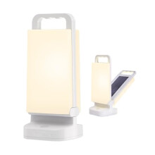 Lepwings Solar Camping Lights Rechargeable Lantern 6000mAh 80 Hours Battery Life for Tent, Emergency Outages, LED Dimmable Lamp Indoor/Outdoor Use [E