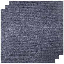 YAYODS 30 x Self Adhesive Carpet Tiles, 30x30cm Easy to Peel and Stick Floor Tiles, Non-Slip Hardwearing Grey Carpet Tiles Floor Covering for Office