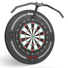 STASUN LED Dartboard Light, Foldable TOR135 Dartboard Lighting System for the Entire Board, Professional Dart Accessories with Adjustable Angle and B