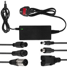 Gobesty Electric Scooter Charger, 42V 2A Hoverboard Charger, Mobility Scooter Battery Charger, Scooters Chargers Adapter with 6 Connections, Lithium