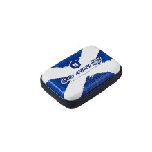 Unicorn Ultra Gary Anderson Darts Case | Sleek Black with Stylised Scottish Saltire Design | Extra Storage for Spares & Accessories | Foam Inner Hold