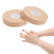2 Rolls Extra Strong Adhesive Finger Tape, 0.6-Inch x 32-feet Athletic for Fingers, Hands & Toes - Skin-Friendly Sports for Climbing, Football (Skin