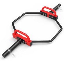 JX FITNESS Olympic Trap Bar 2 Inch,Hex Deadlift Squat Bar,48.6" Weight lifting Shrug Bars for Squats,Push-Ups,Shoulder Exercises, Farmers Walk, 200kg