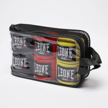 LEONE 1947 Hand Wraps Multipack, Pack x 3-AB705P Unisex-Adult, Red/Black/Yellow, 450 cm