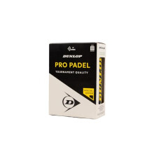 DUNLOP Pro Padel Balls 2x3PET – FIP Approved Tournament Balls for Advanced and Competitive Players