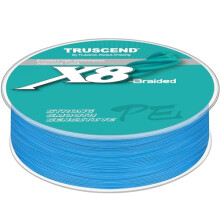 TRUSCEND Braided Fishing Line, Upgraded Spin 8 Strands Fishing Lines, PE Fishing Wire Smooth and Ultra Thin, Super Strength and Abrasion Resistant Fi