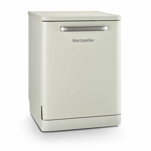 MONTPELLIER Montpellier Retro Freestanding Dishwasher - Cream 2